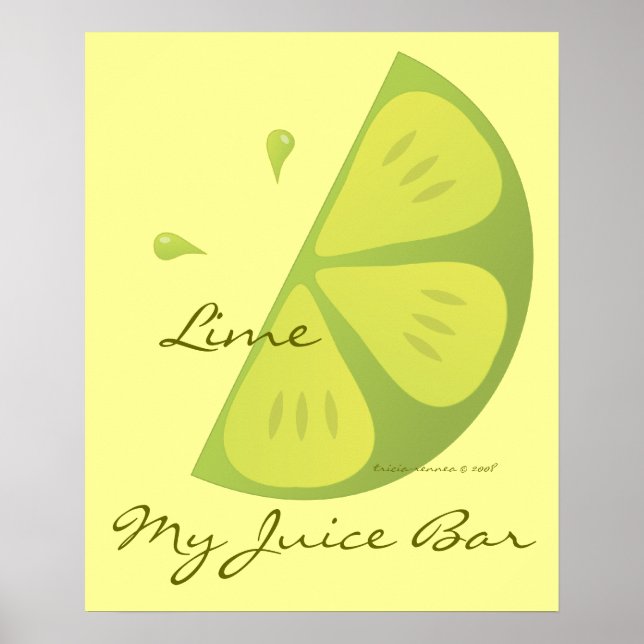 Lime Slice Poster (Front)