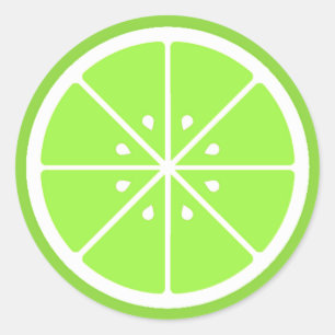 Lime Slice Sticker