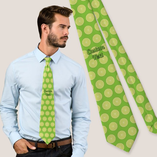 Lime Slice Tie (Creator Uploaded)