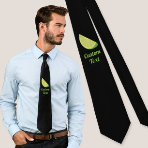 Lime Slice Tie