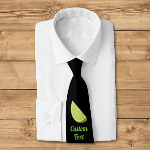 Lime Slice Tie