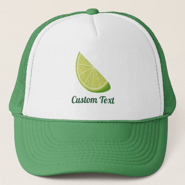 Lime Slice Trucker Hat (Front)