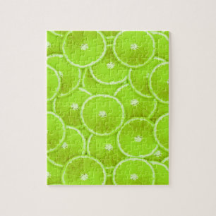 Lime slices jigsaw puzzle