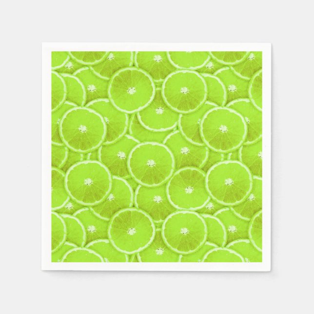 Lime slices napkin (Front)