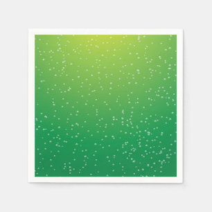 Lime Soda with Tiny Bubbles Background Art Napkin