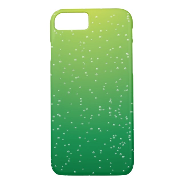 Lime Soda with Tiny Bubbles iPhone 7 Case (Back)