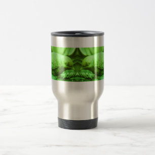 Lime Statuary Bird Travel Mug