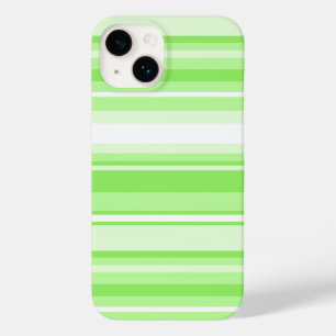 Lime stripes Case-Mate iPhone 14 case