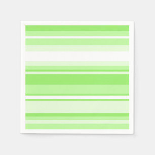 Lime stripes napkin
