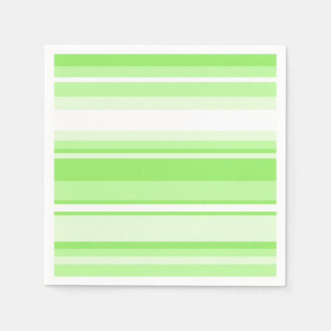 Lime stripes napkin (Front)