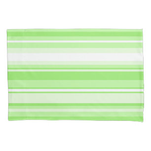 Lime stripes pillowcase