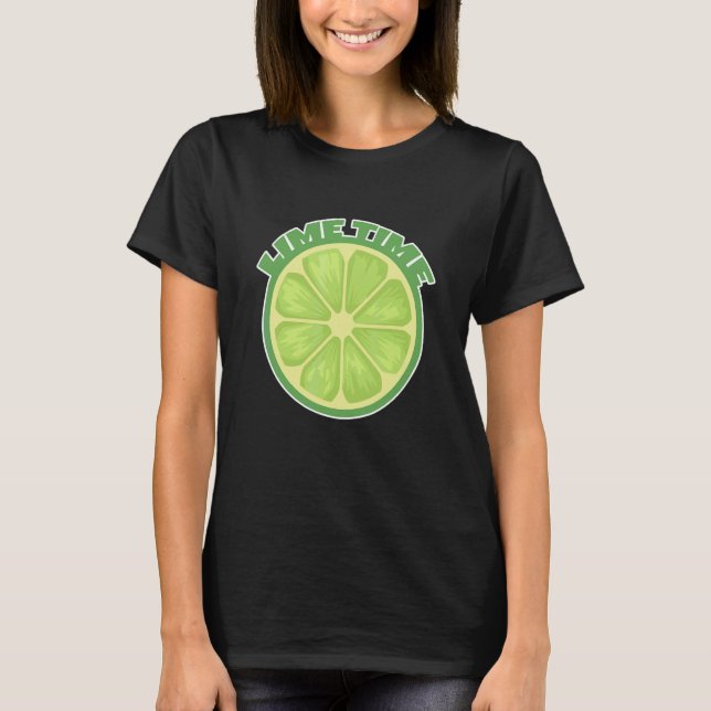 Lime Time Margarita Lime Lime Barista T-Shirt (Front)