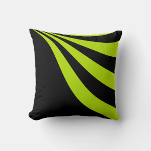 Lime Wave Cushion