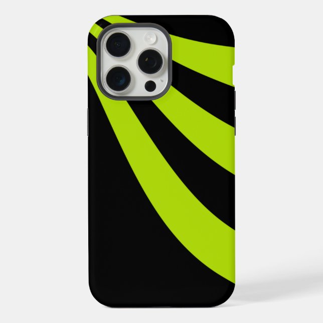 Lime Wave  iPhone Case (Back)