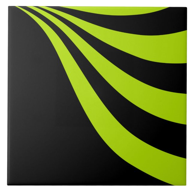 Lime Wave  Tile (Front)