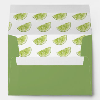 Lime Wedge Envelope