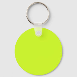 Lime yellow (solid colour) Key Ring