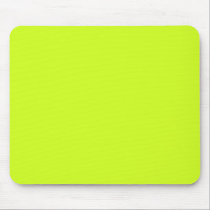 Lime yellow (solid colour) Mouse Mat