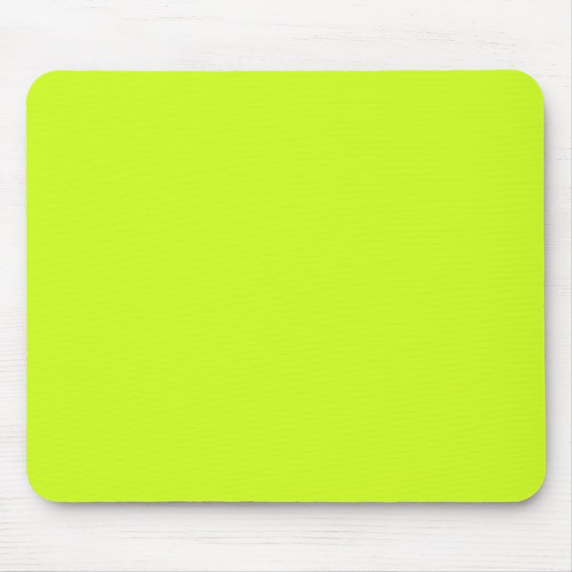  Lime yellow  (solid colour)  Mouse Mat (Front)