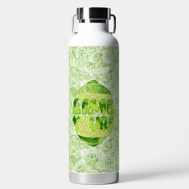  Lime Yours Vacuum Insulated Water Bottle 32 oz (Front)
