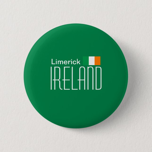 Limerick, Ireland Button (Front)