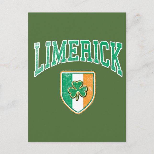 LIMERICK Ireland Postcard (Front)