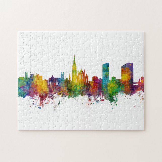 Limerick Ireland Skyline Jigsaw Puzzle (Horizontal)