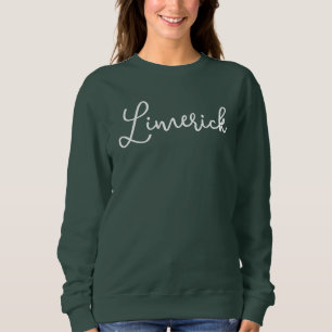 Limerick Script City Women’s Sweatshirt