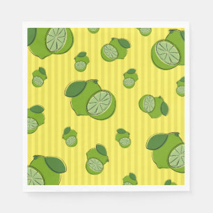 Limes Illustration Napkin
