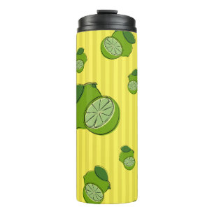 Limes Illustration Thermal Tumbler
