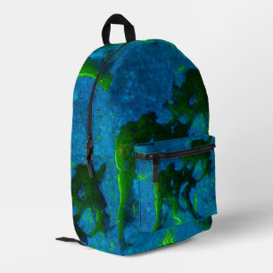 Limestone Abstract in Greens and Aqua Blues Bag