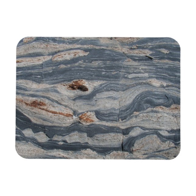 Limestone Boudinage Geology Magnet (Horizontal)