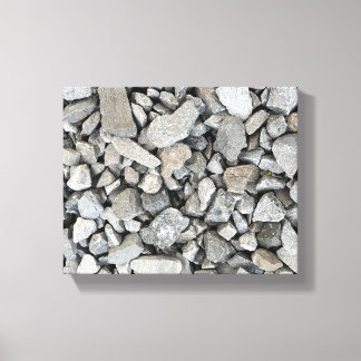 Limestone Gravel Canvas Print