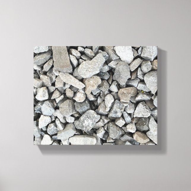 Limestone Gravel Canvas Print (Front)