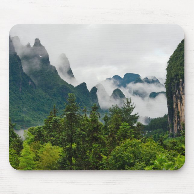 Limestone Hills | Yangshuo, Guangxi, China Mouse Mat (Front)