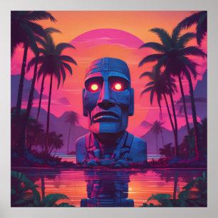 Liminal Polynesian Haunt Poster