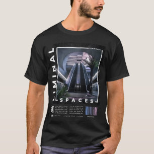 Liminal Spaces Retro 80s 90s Aesthetic Vaporwave r T-Shirt