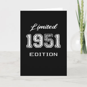 Limited 1951 Edition - Awesome Birthday Gift Card