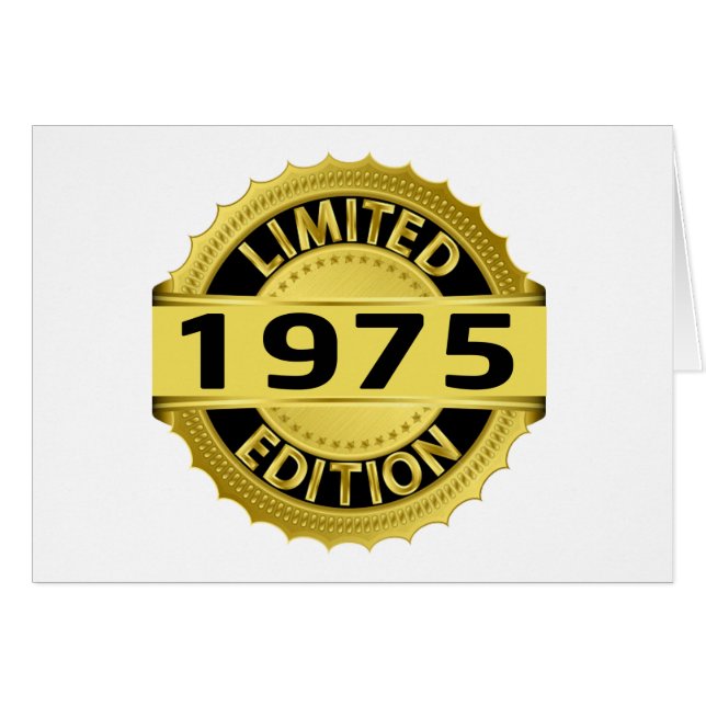 Limited 1975 Edition (Front Horizontal)