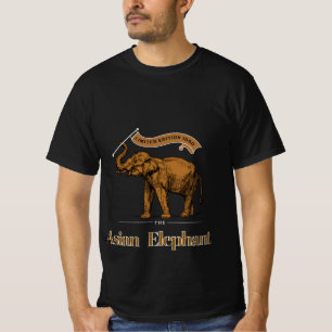 Limited Edition 1950 asian elephant for him black T-Shirt