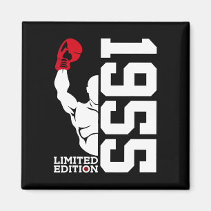 Limited Edition 1955 Boxer 70th Birthday Boxing Magnet