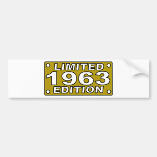 Limited-Edition-1963.png Bumper Sticker