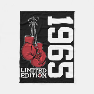 Limited Edition 1965 Boxer 60th Birthday Boxing Fleece Blanket