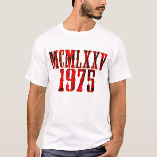 Limited Edition 1975 Birthday 50 year T-Shirt