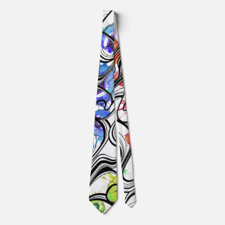 Limited Edition Abstract FlowerLines Men's Tie