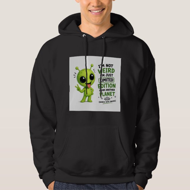 Limited Edition Alien Design Hoodie (Front)