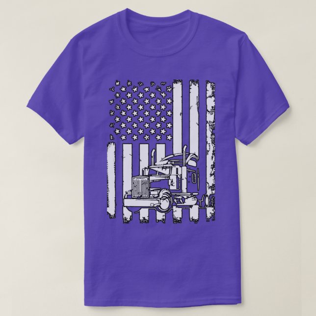 LIMITED EDITION American Truck On The Road T-Shirt (Design Front)