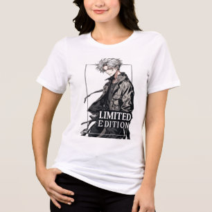 Limited Edition Anime Boy Grunge Techwear Streetwe Tri-Blend Shirt