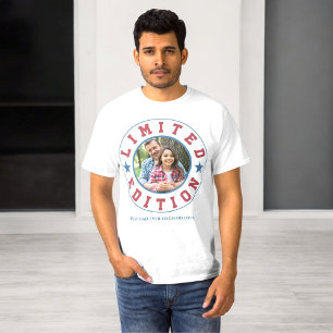 Limited edition best dad photo T-Shirt