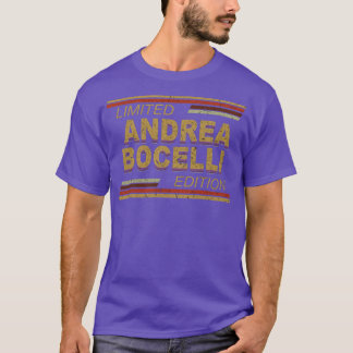 Limited Edition Bocelli Name Personalised Birthday T-Shirt